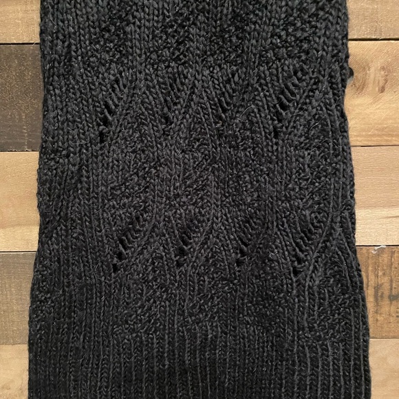 Bebe Black Long Sleeve Knit Dress - Picture 4 of 13